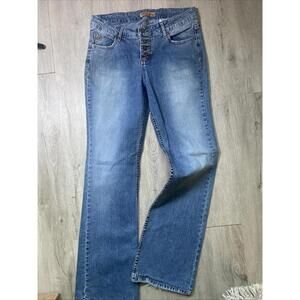Paris Blues Jeans Women’s Size 9 Light Blue Wash Button Fly Bootcut